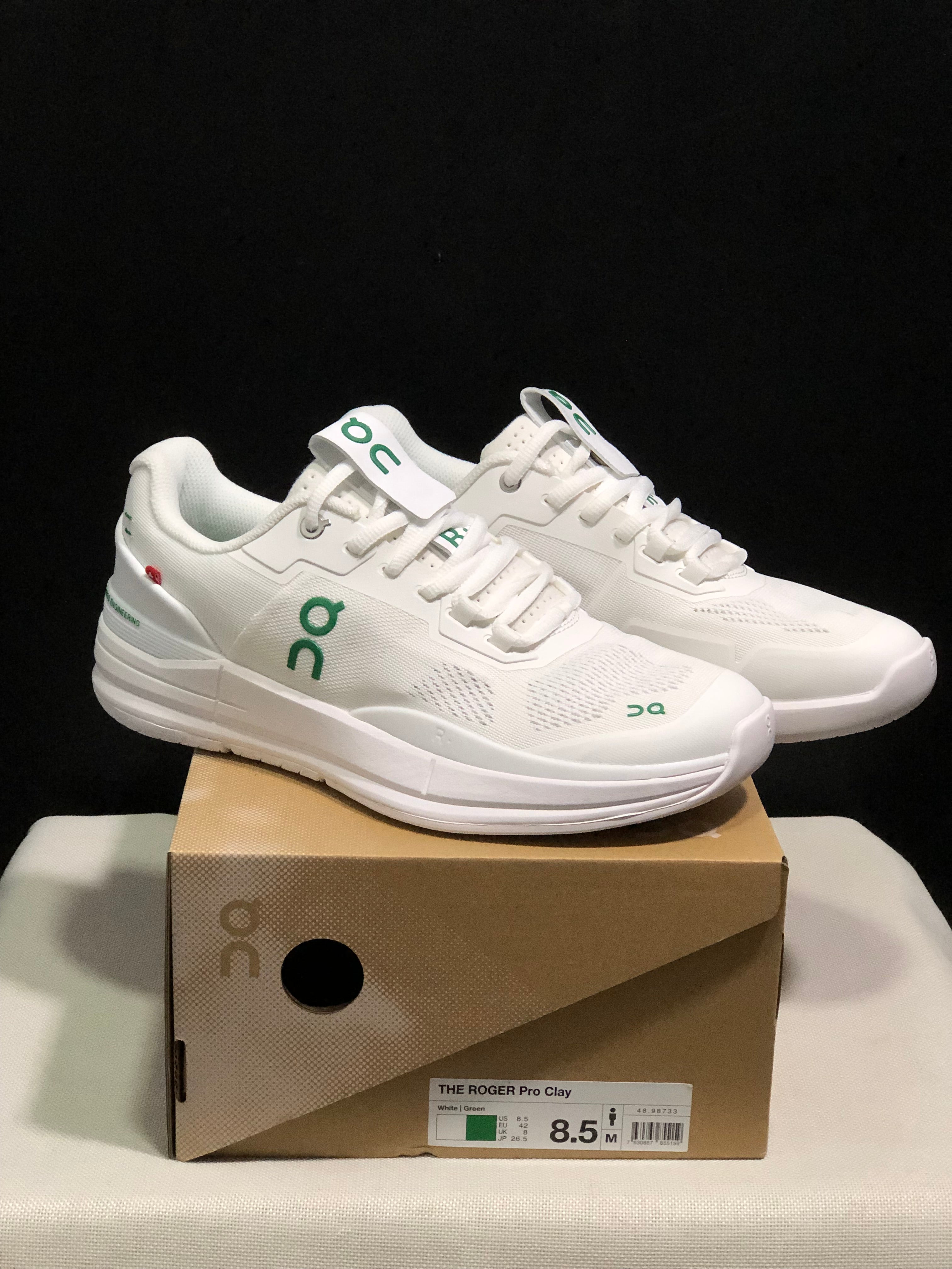 On Running The Roger Rro White Durable And Breathable Tennis Shoes