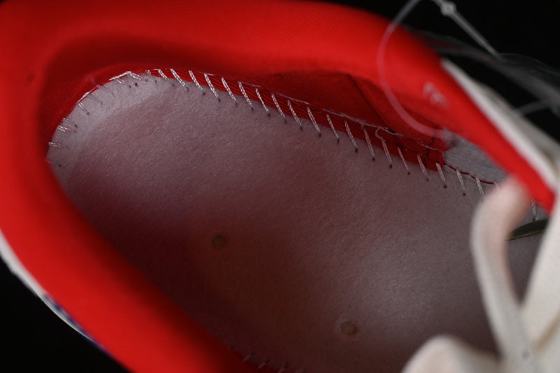 Travis Scott Fragment Design Nike Air Jordan 1 Low Supreme OG SP Red Blue White Sneakers