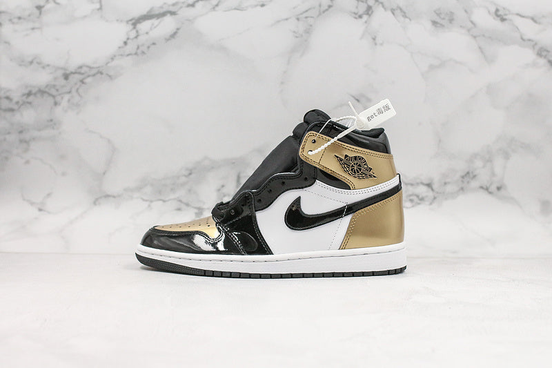 Nike SB Air Jordan 1 Retro High-Top OG NRG Gold Toe 2018 Black Gold Sneakers