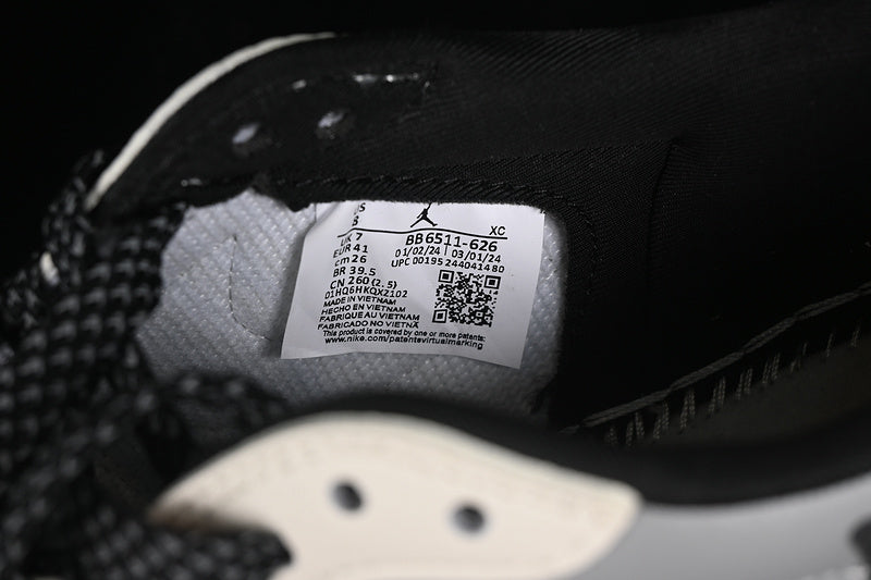 Travis Scott Fragment Design Nike Air Jordan 1 Low OG SP Black White Grey Fashion Sneakers