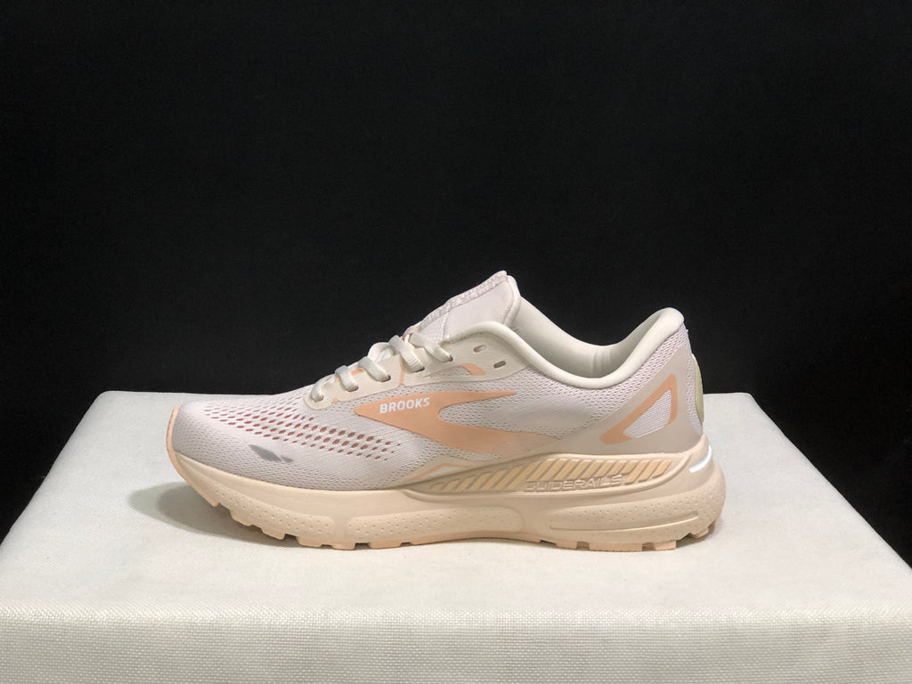 Brooks Adrenaline GTS 23 Shock-absorbing Wear-resistant Low-top Running Shoes Crystal Grey/Pink