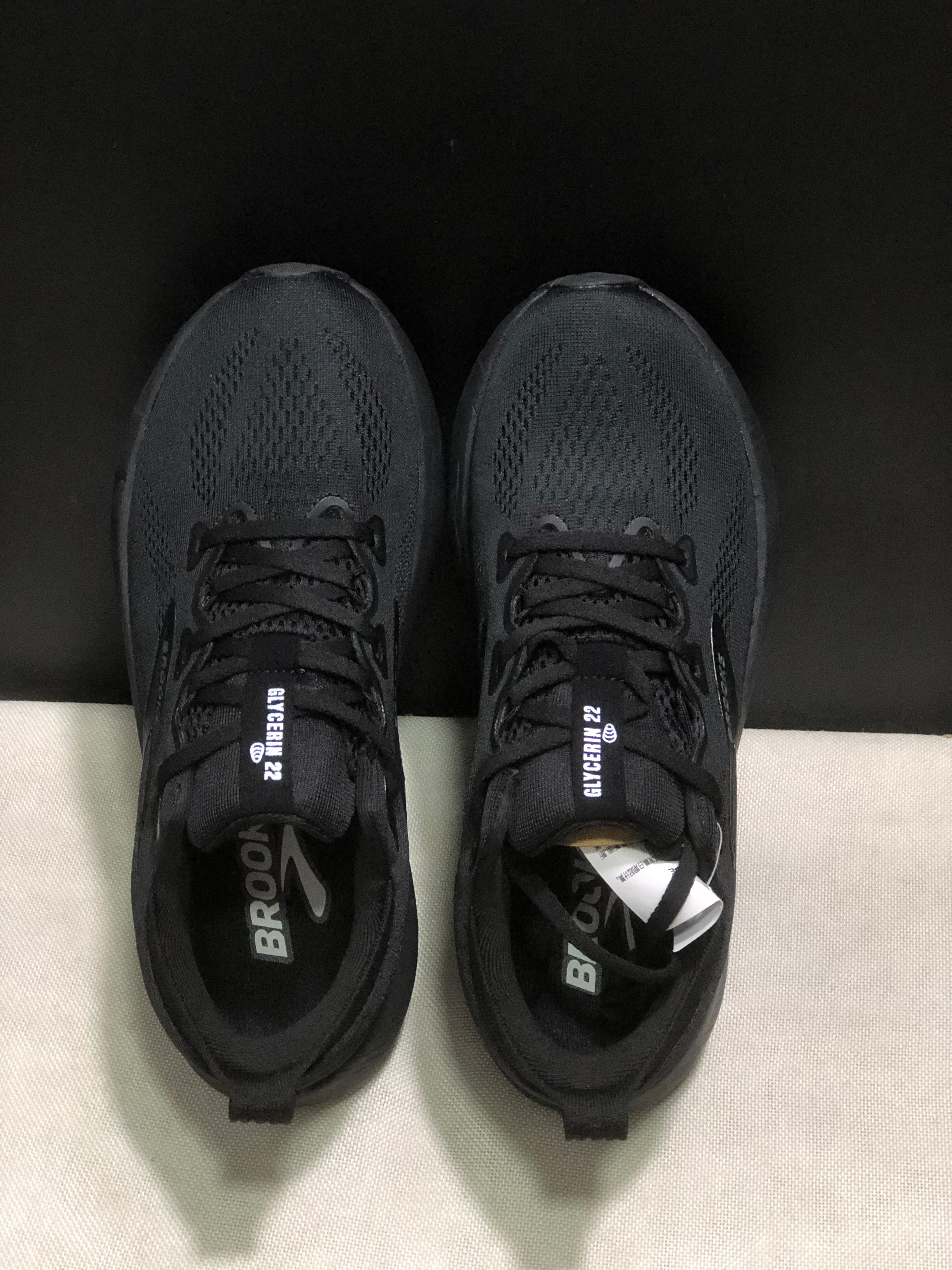 Brooks Glycerin 22 Comfortable Running Shoes Black