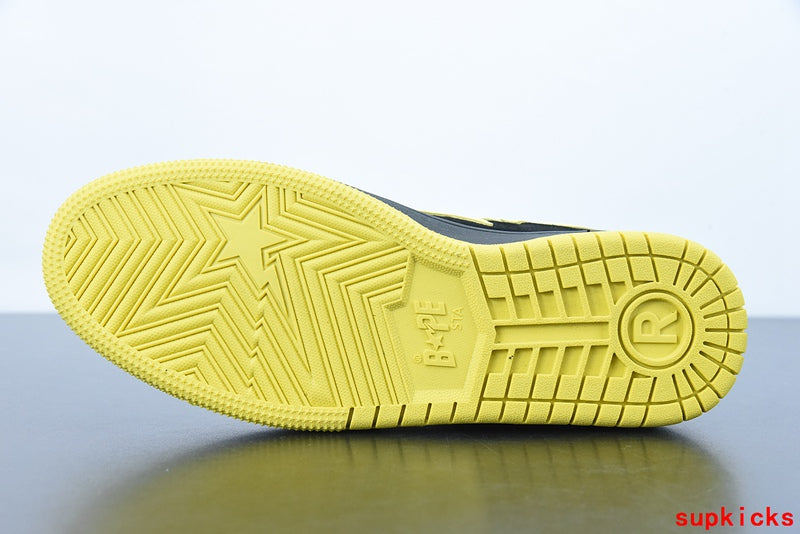 A Bathing Ape Bape Sta Sk8 Black Yellow