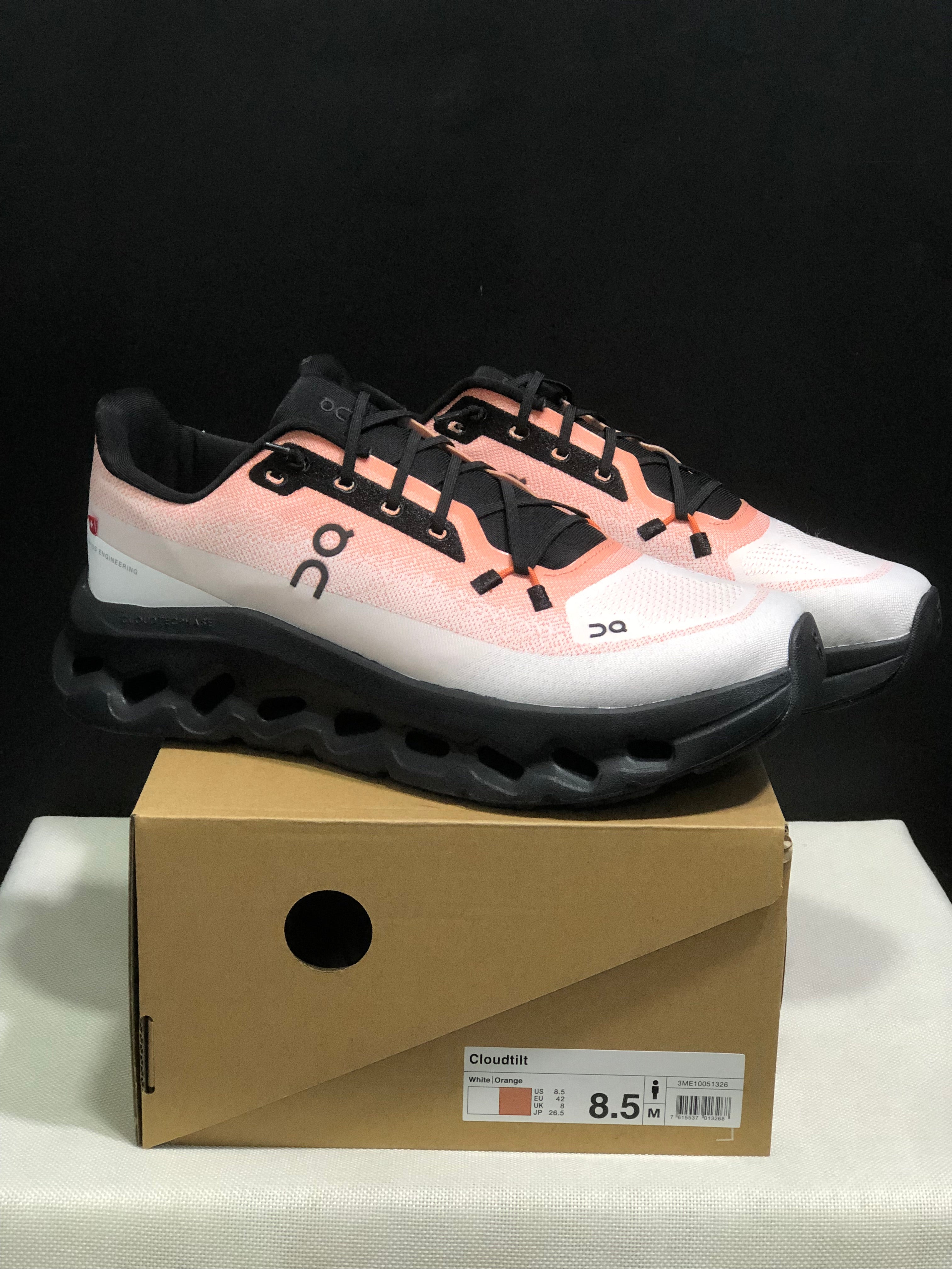 On Running Cloudtilt Durable Casual Life Shoes Orange/White