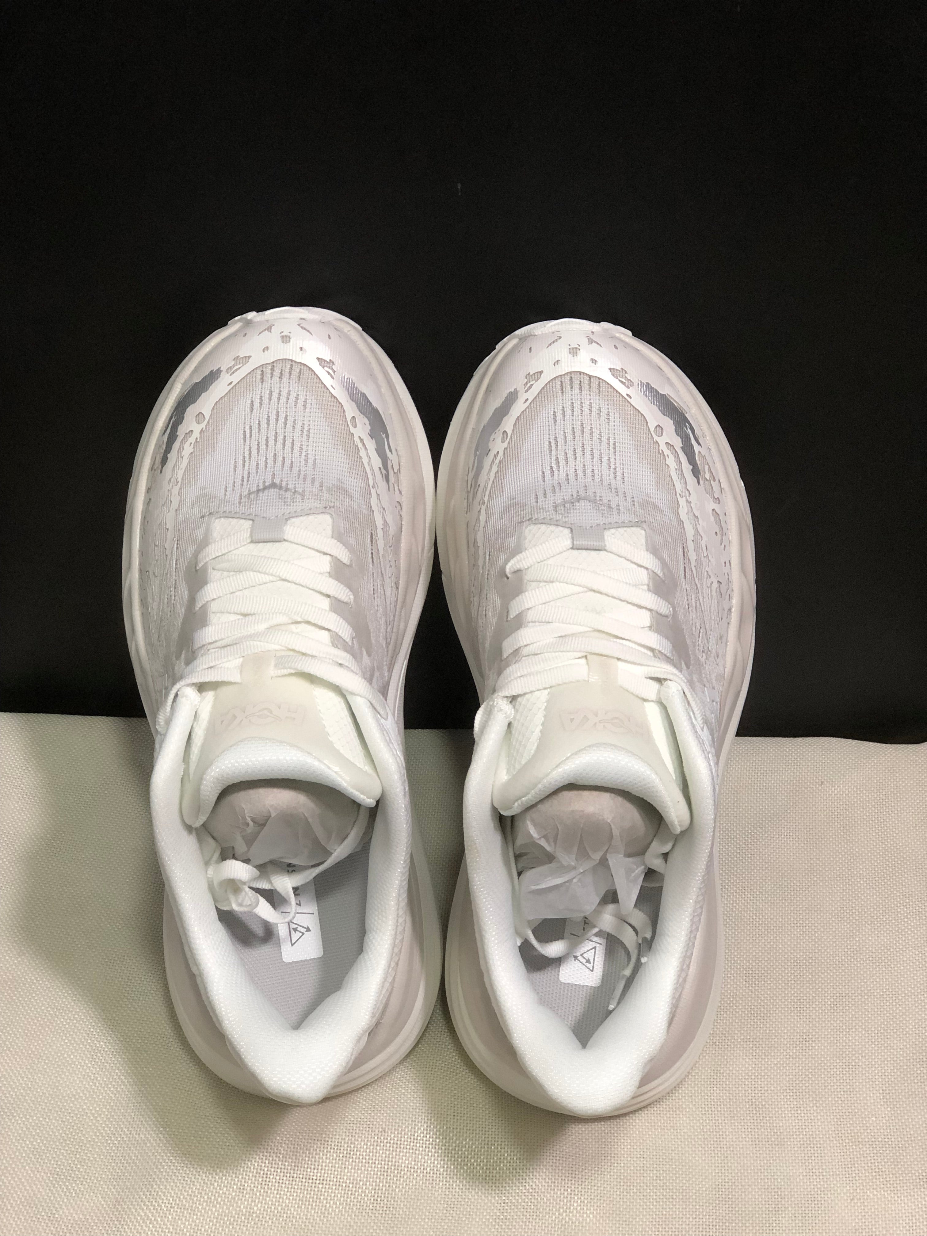 Hoka One One Stinson 7 Comfortable Anti-slip Outdoor Running Shoes Sneakers White