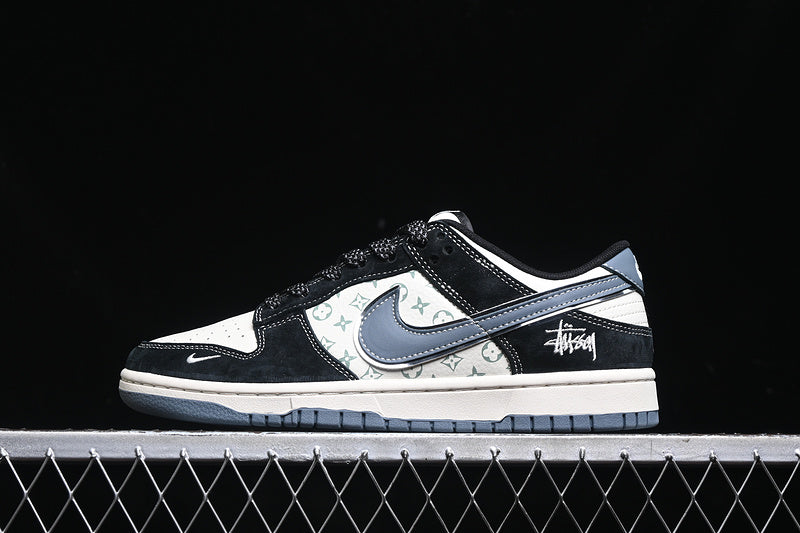 Nike Air Jordan SB Dunk Low Blue Sole White Black Sneakers