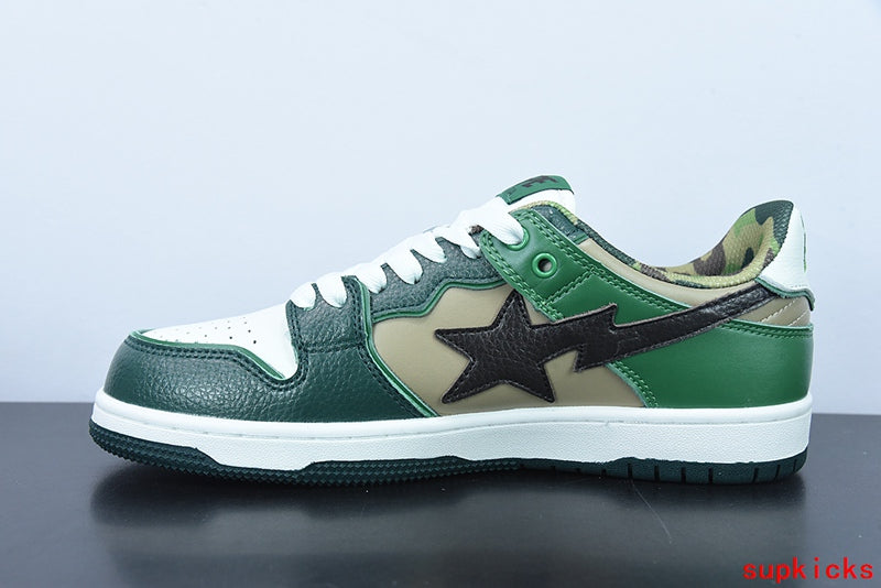 A Bathing Ape Bape Sta Sk8 Green Camo