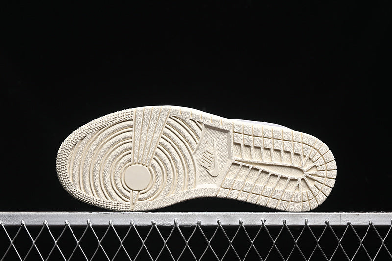 Travis Scott Fragment Design Nike Air Jordan 1 Low The North Face OG SP Grey White Sneakers