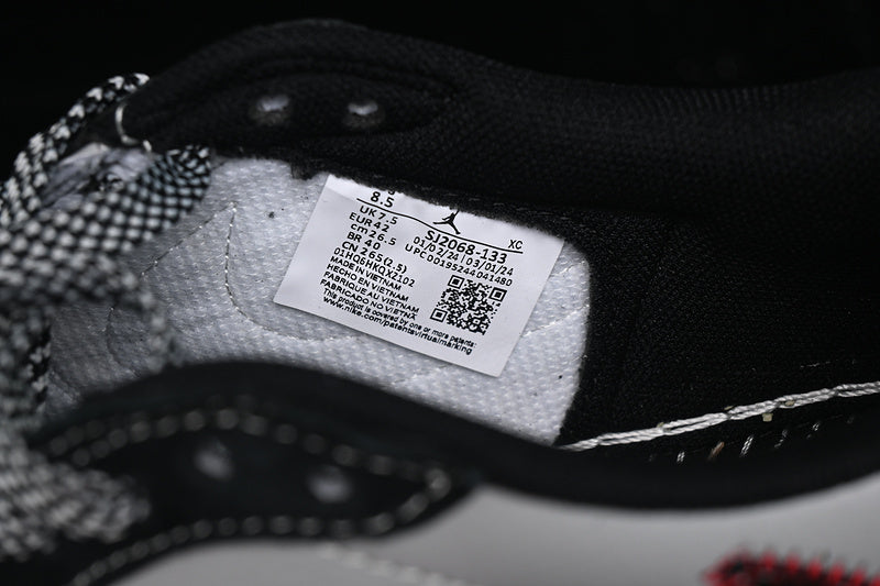 Travis Scott Fragment Design Nike Air Jordan 1 Low OG SP Red White Black Sneakers