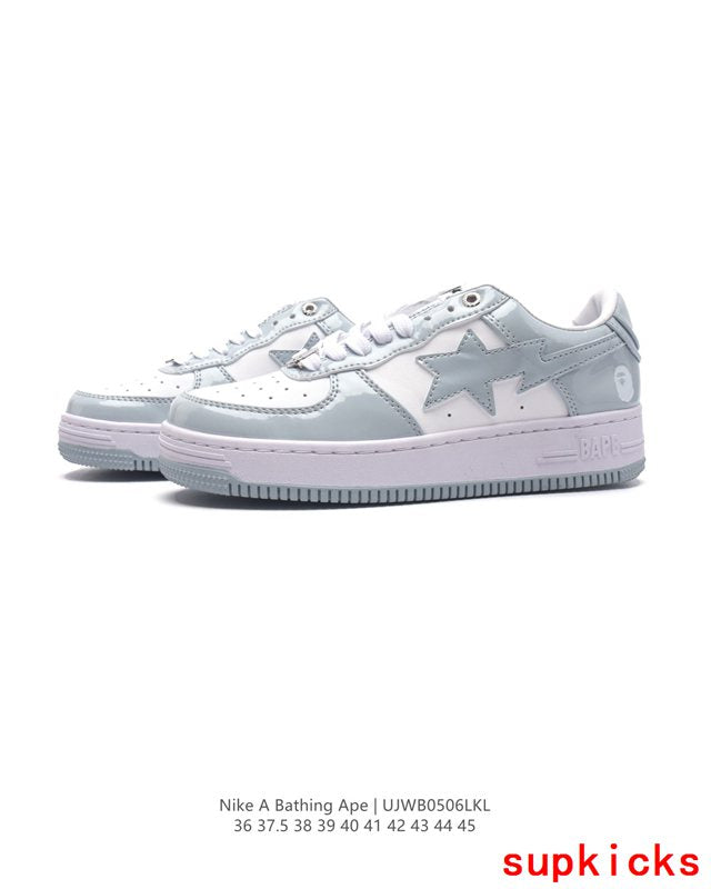 A Bathing Ape Bape Sta Sk8 Low Gray