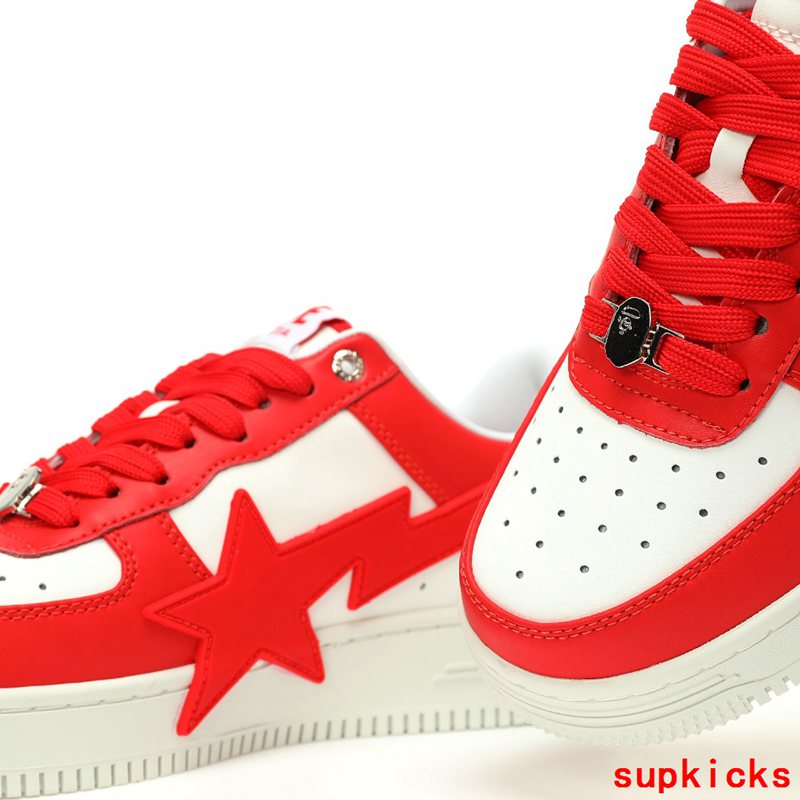 A Bathing Ape Bape Sta Sk8 Low Red