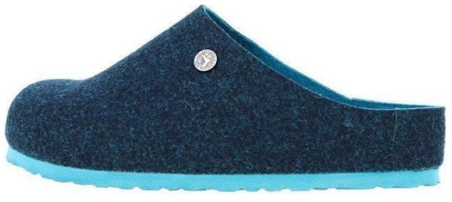 Birkenstock Boston Blue Felt 1012999 Fashion Slippers