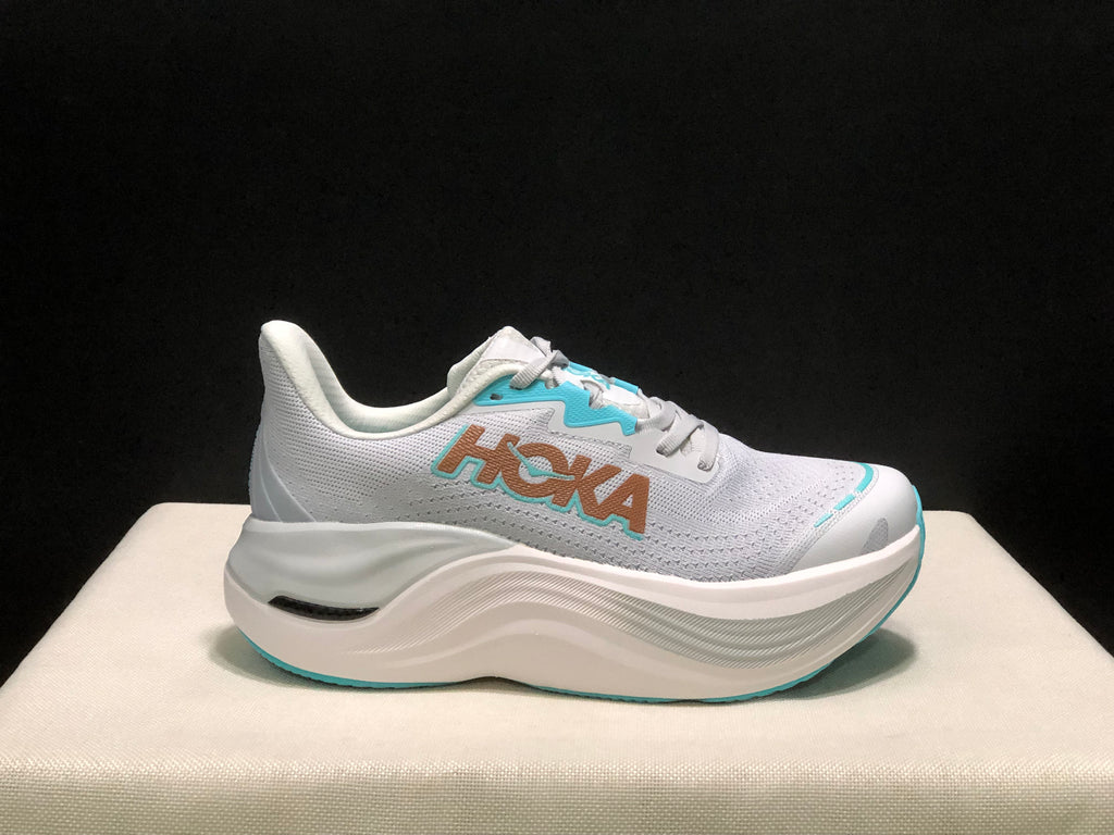 Hoka One One Skyward X Anti-slip Wear-resistant Running Shoes Sneakers Silver