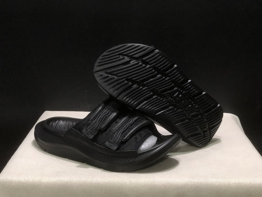 Wtaps x Hoka One One Ora Luxe Comfortable Black Sandals