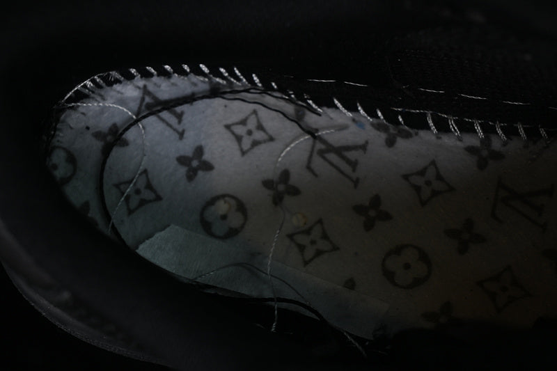 Travis Scott Nike Air Jordan 1 Low Louis Vuitton Pure Black Sneakers