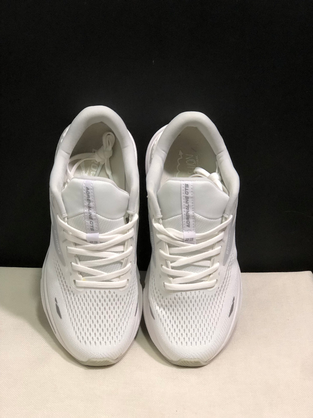 Brooks Adrenaline GTS 23 Shock-absorbing Wear-resistant Low-top Running Shoes White/Silver