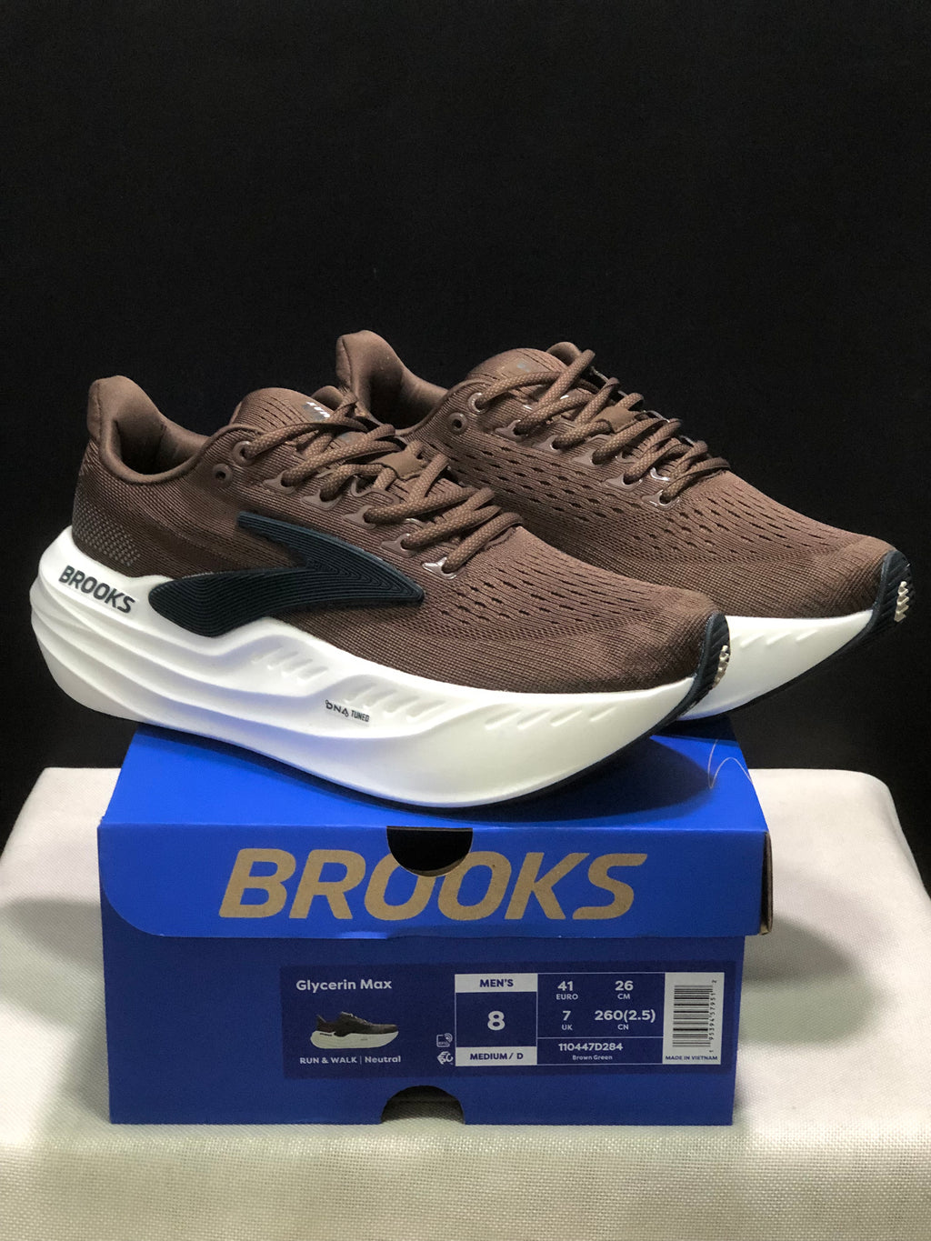 Brooks Glycerin Max Comfortable Low-top Running Shoes Brown