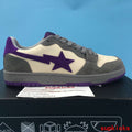 A Bathing Ape Court Sta Mist Grey Royal Purple
