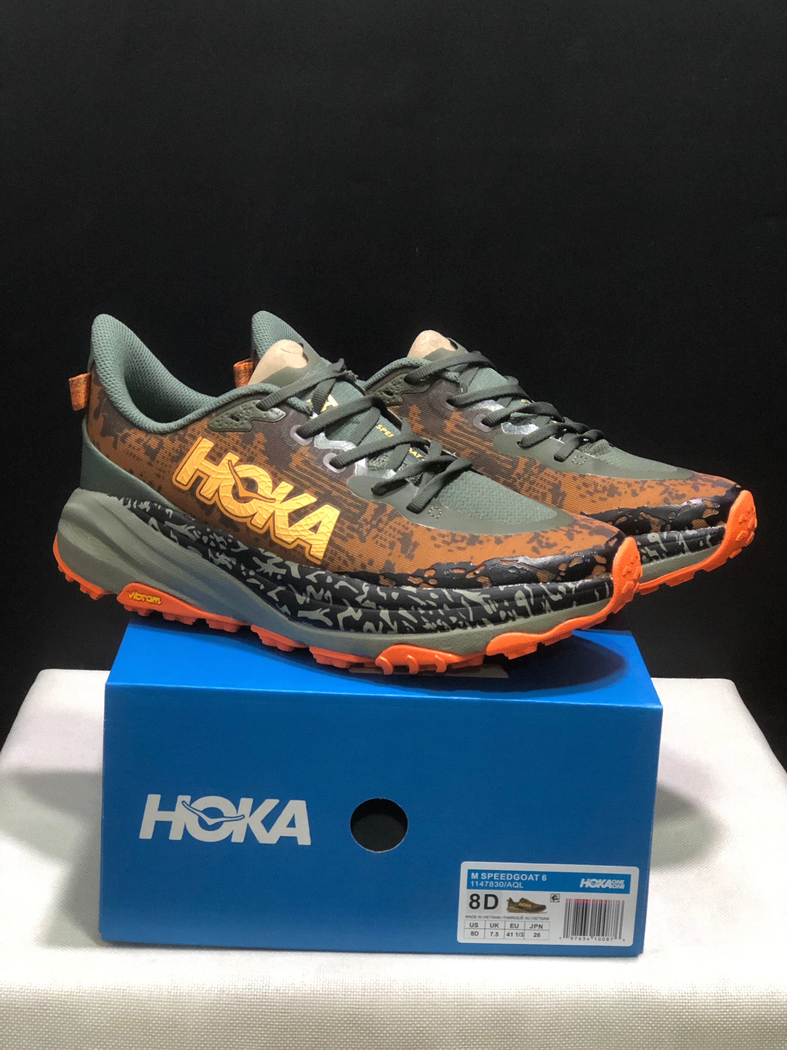 Hoka One One Speedgoat 6 Trail Running Shoes Sneakers Brown