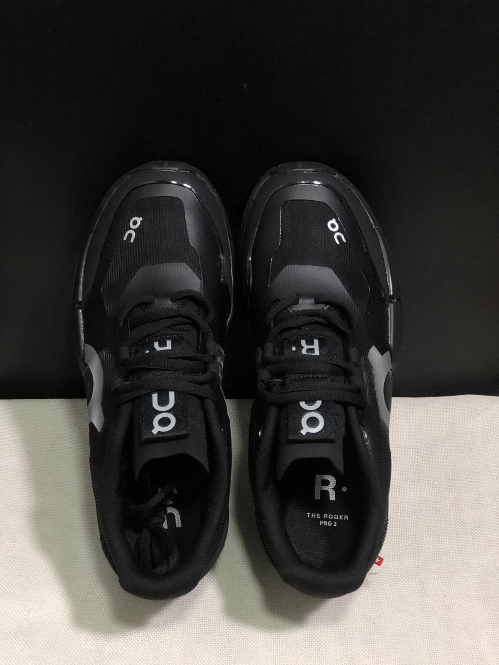 On Running The Roger Pro 2 Black Breathable Mesh Training Running Shoes