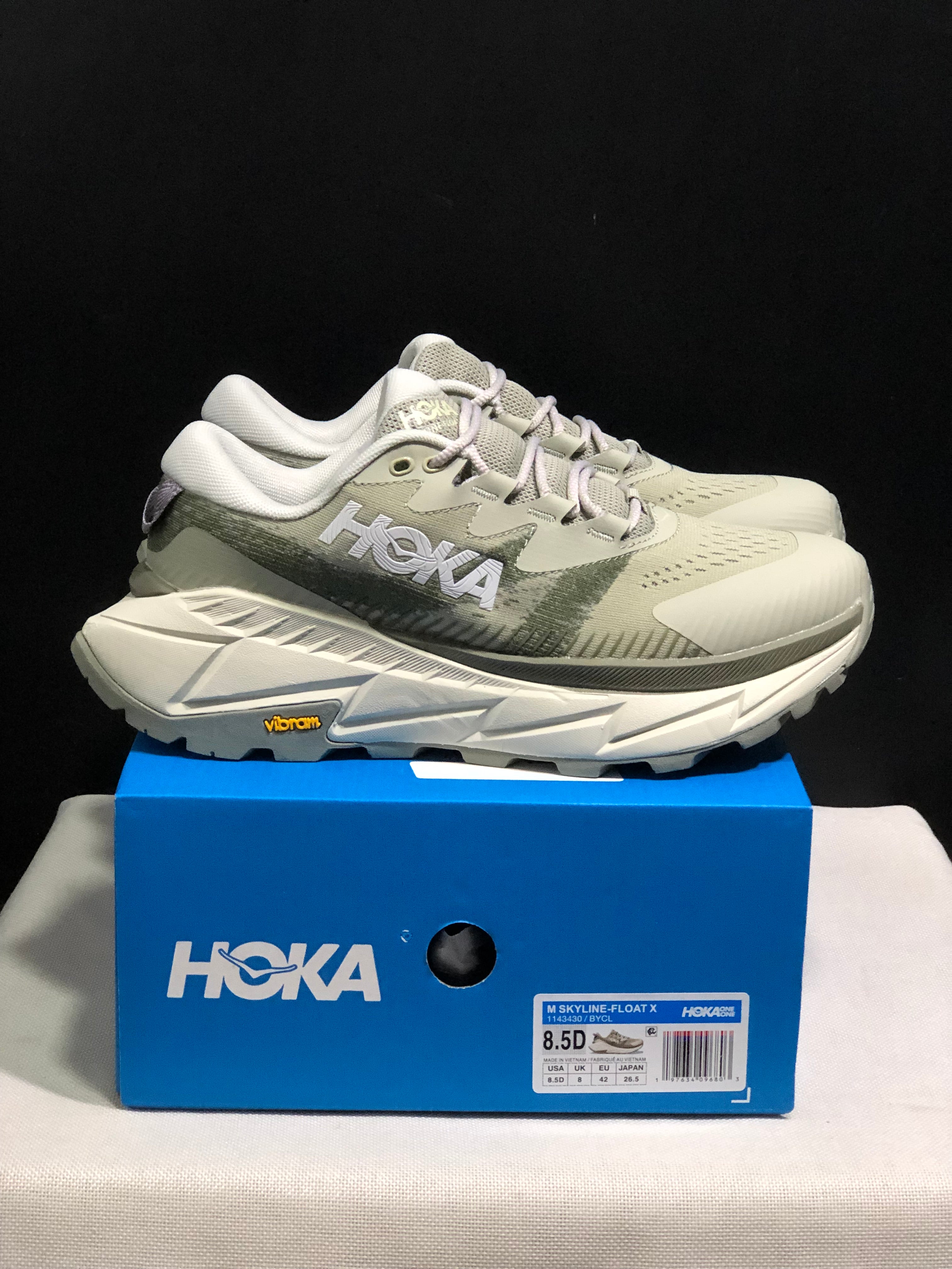 Hoka One One Skyline Float X Outdoor Running Shoes Sneakers Gray
