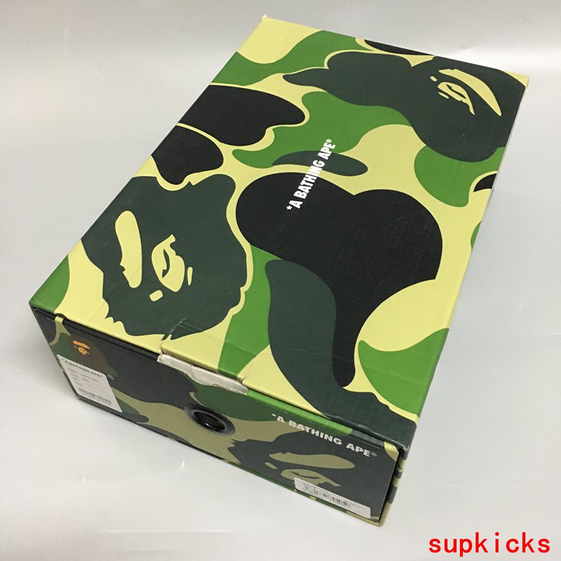 A Bathing Ape1 Bape SK8 Sta Green White 1J30291024