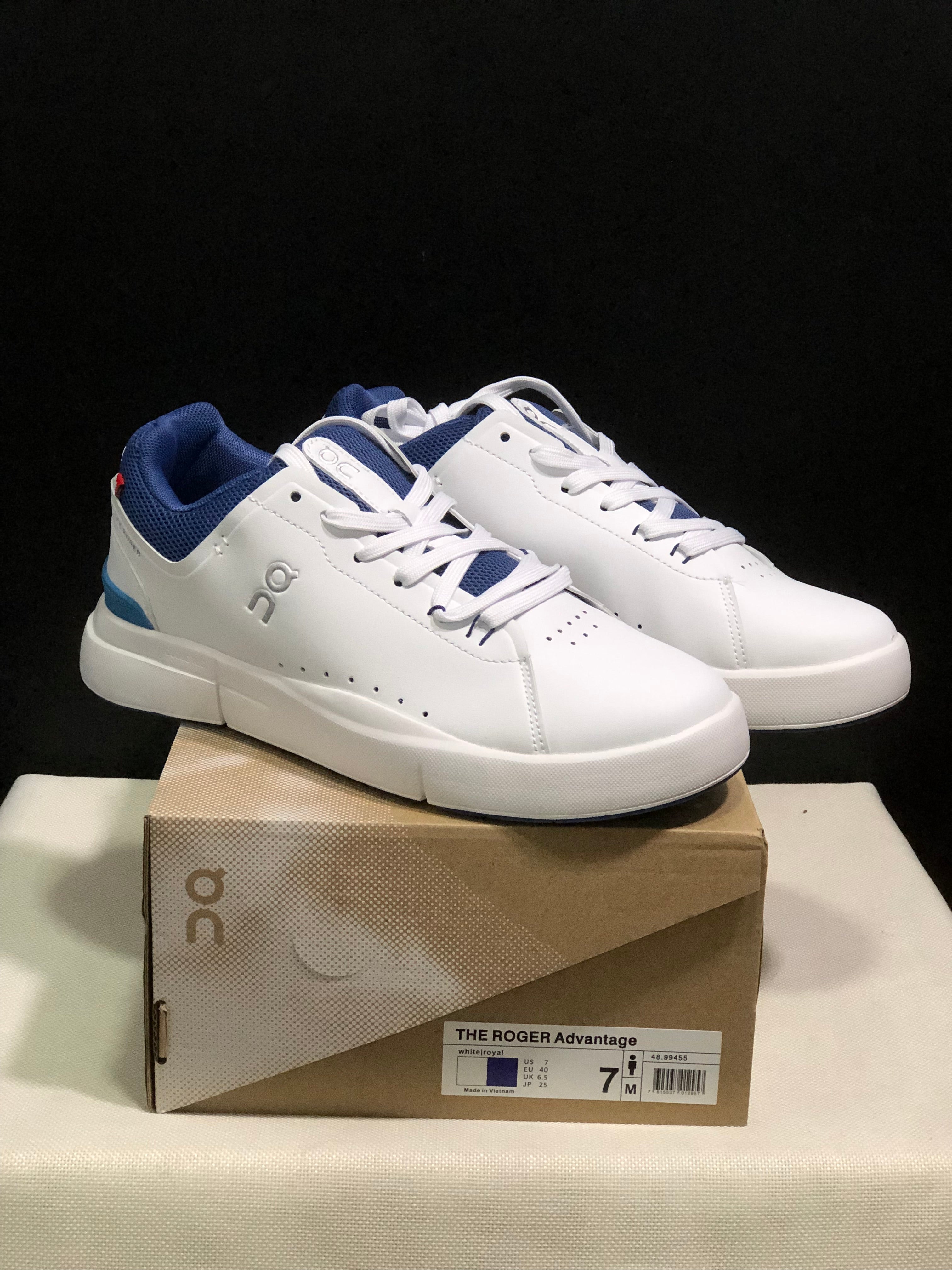 On Running The Roger Spin Board Shoes White/Royal