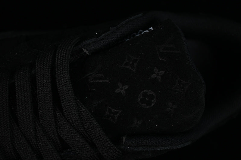 Travis Scott Nike Air Jordan 1 Low Louis Vuitton Pure Black Sneakers