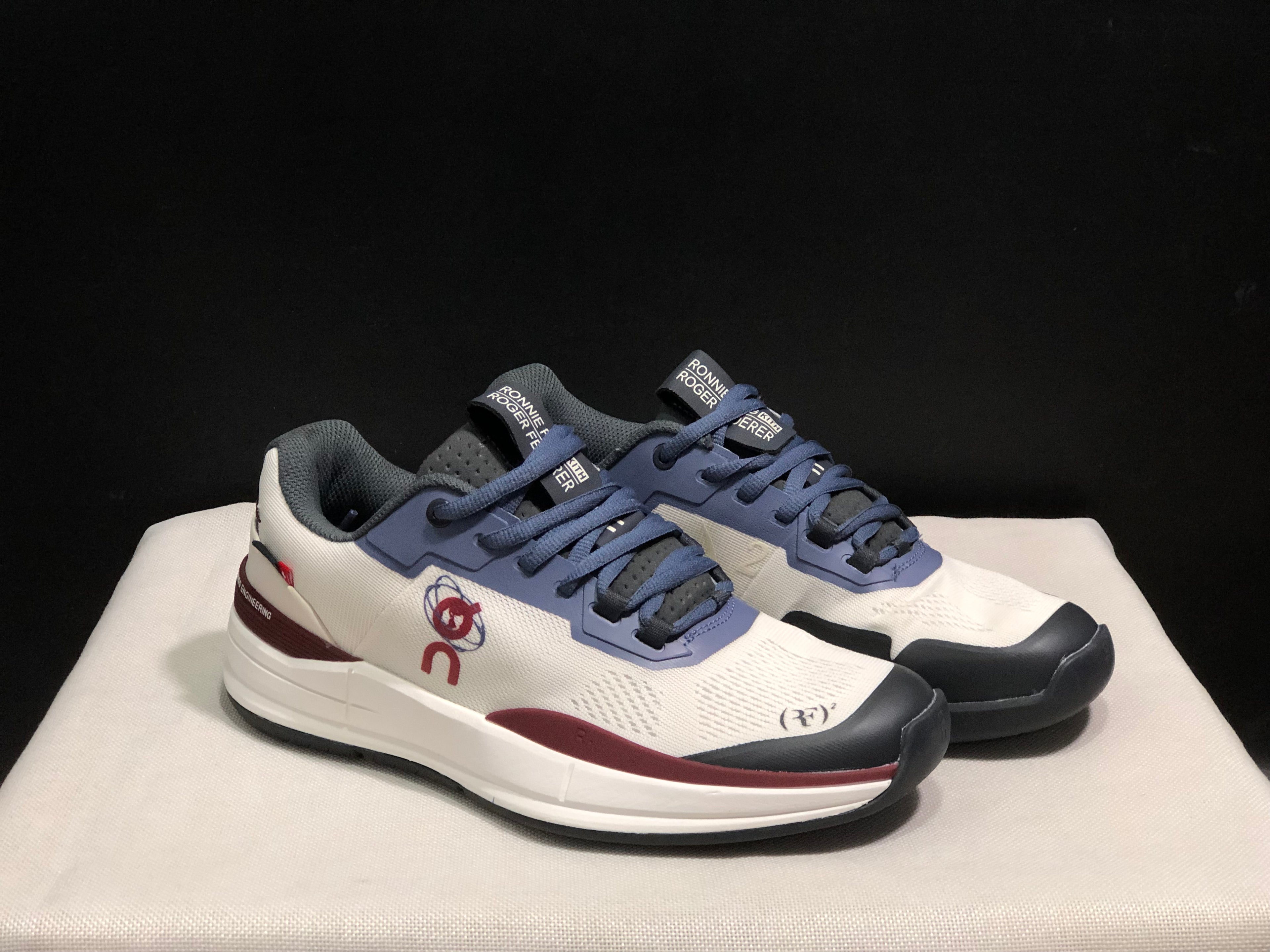 On Running The Roger Rro Durable And Breathable Tennis Shoes Beige/Dark Grey