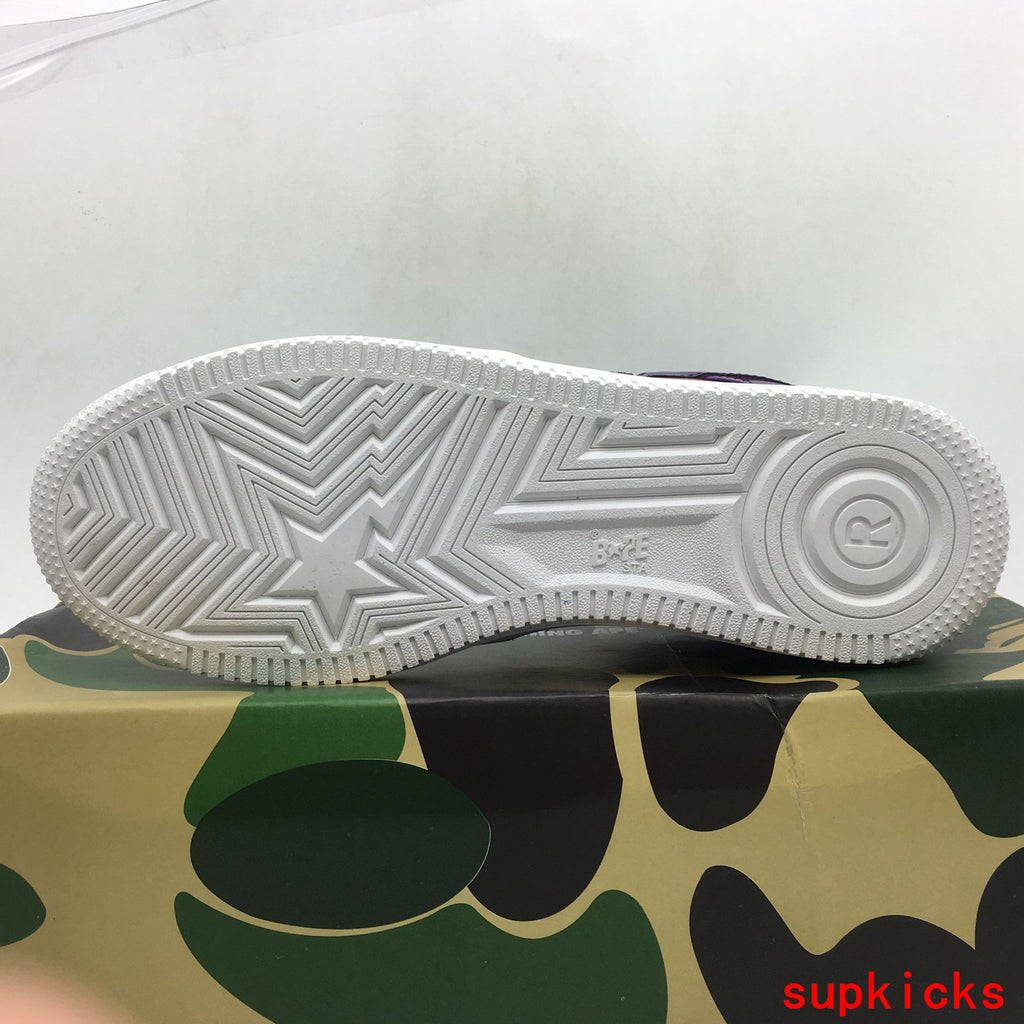 A Bathing Ape Bape Sta Low Color Camo Combo Purple