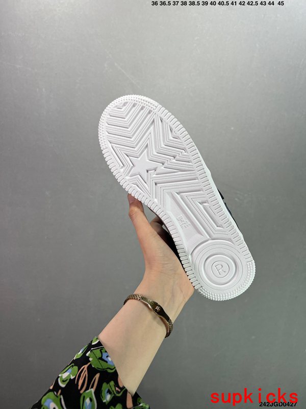 A Bathing Ape1 Bape Sta Low Black Blue