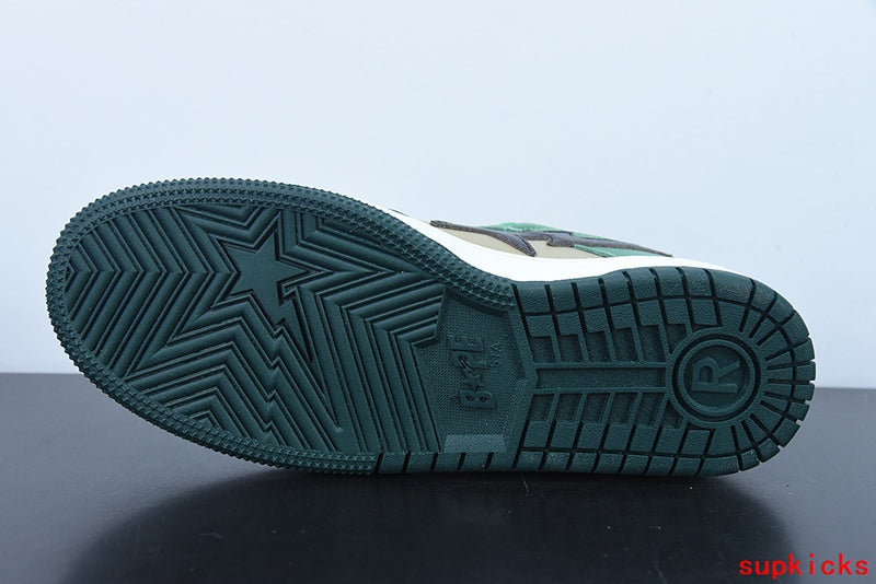 A Bathing Ape Bape Sta Sk8 Green Camo