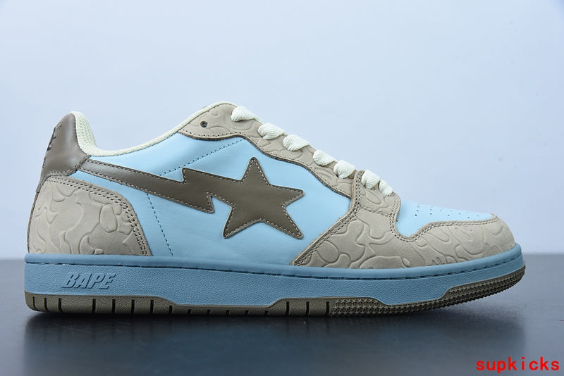 A Bathing Ape Bape Sta Low Gray Blue Black