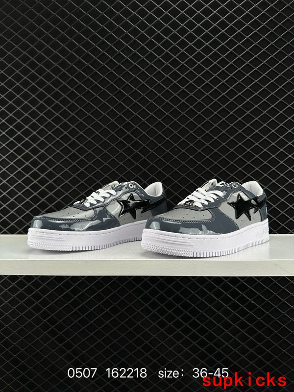 A Bathing Ape Bape Sta Sk8 Low Dark Gray