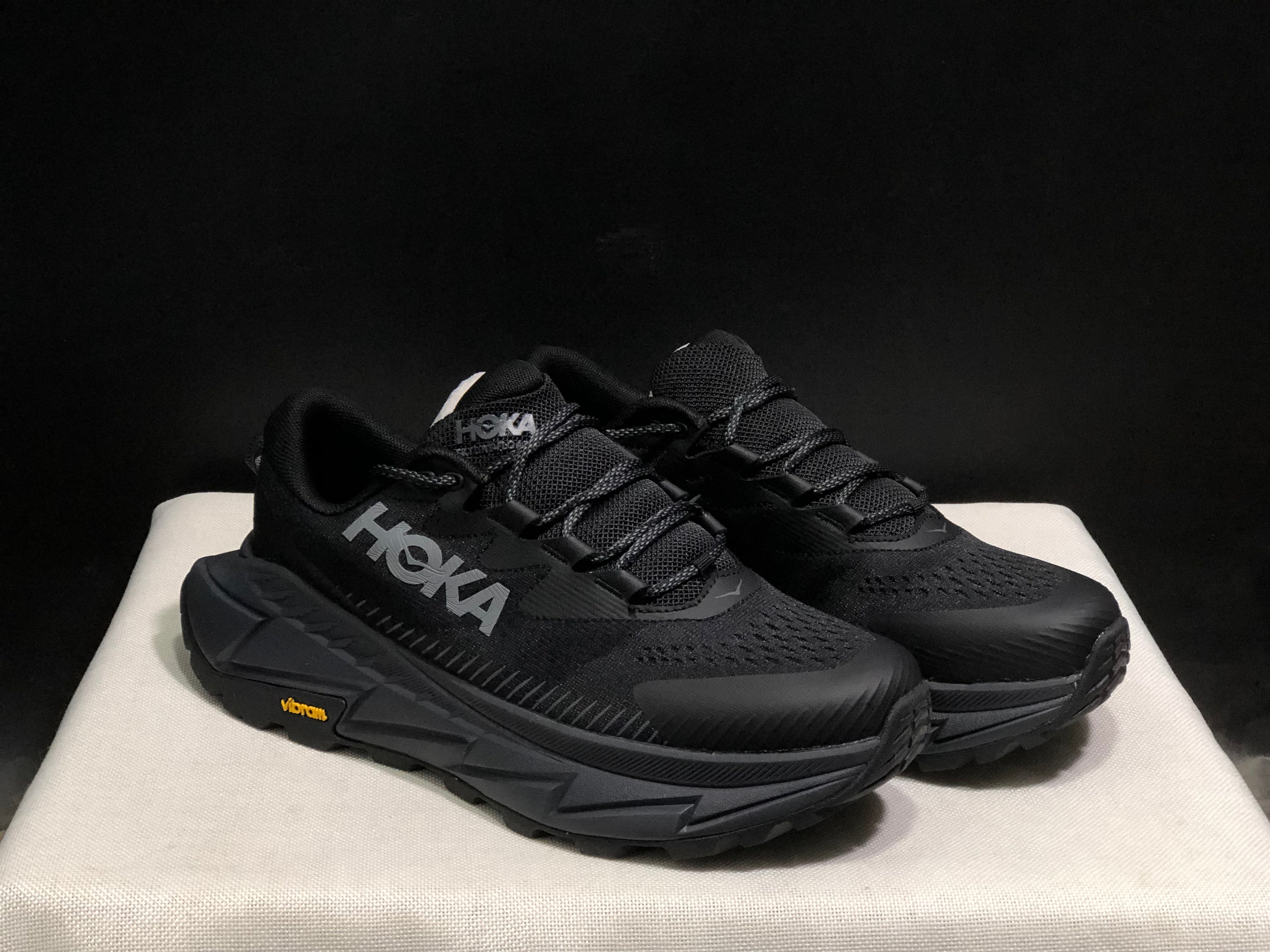 Hoka One One Skyline Float X Outdoor Running Shoes Sneakers Black