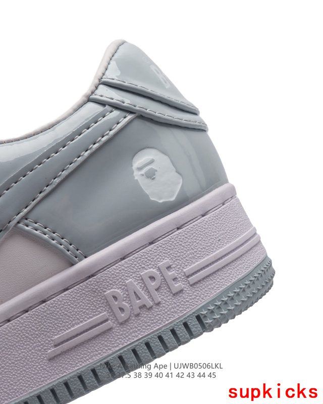 A Bathing Ape Bape Sta Sk8 Low Gray