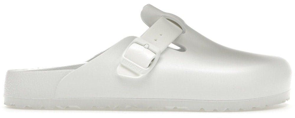 Birkenstock Boston Essentials EVA 1002315 White Covered-Toe Slippers
