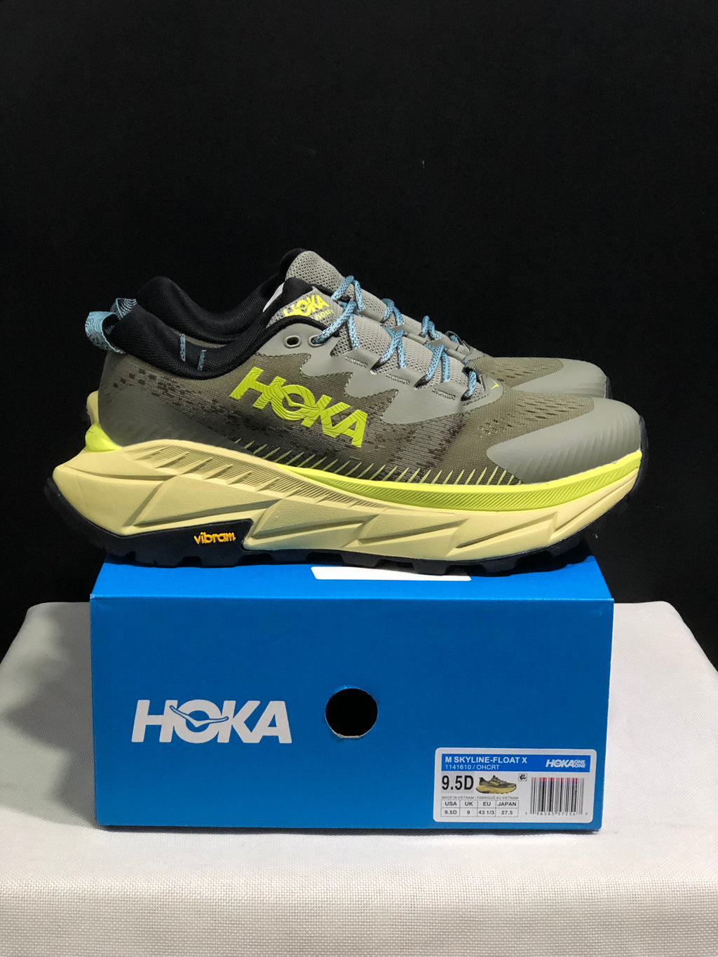 Hoka One One Skyline Float X Outdoor Running Shoes Sneakers Taupe