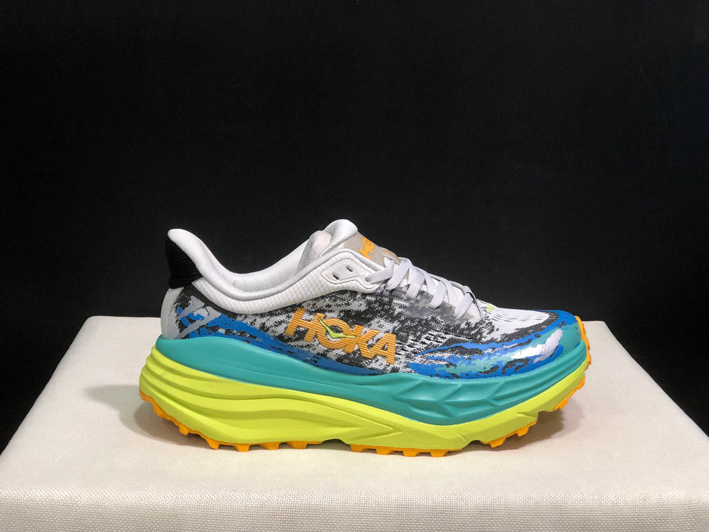 Hoka One One Stinson 7 Comfortable Anti-slip Outdoor Running Shoes Sneakers Teal