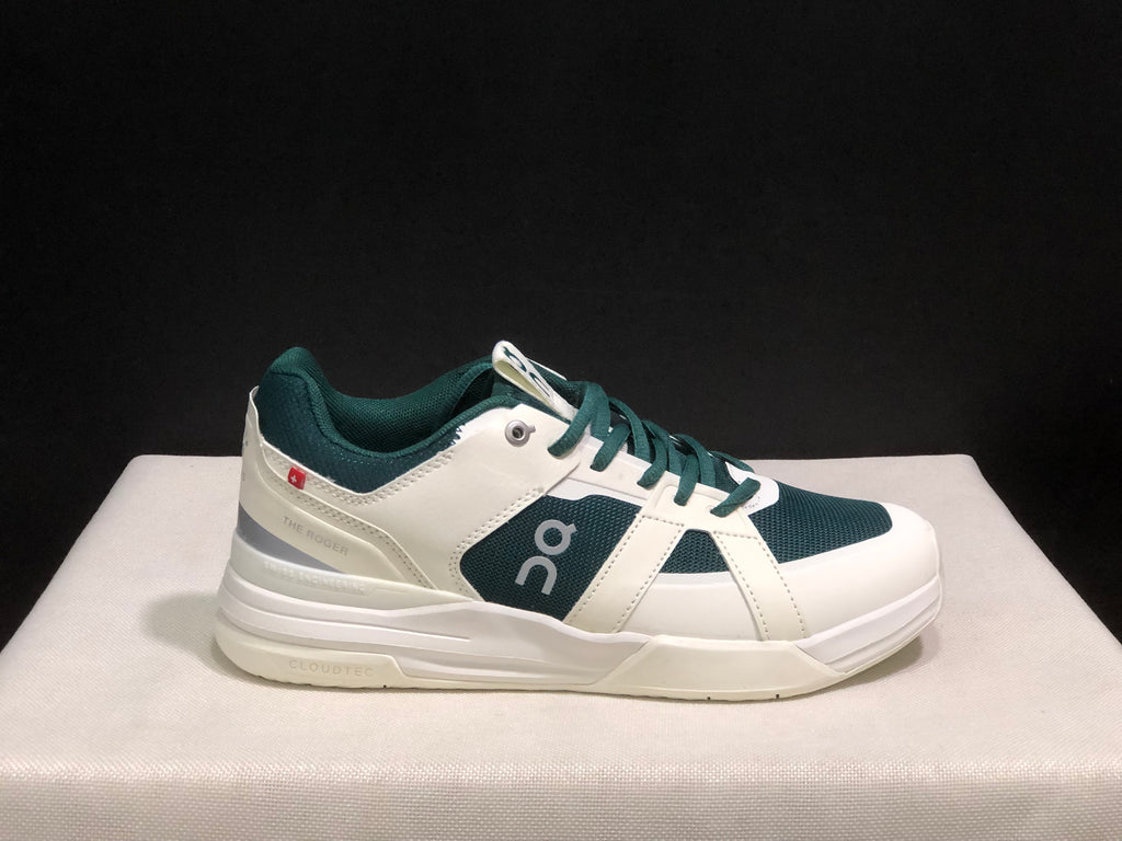 On Running The Roger Clubhouse Pro Anti-Slip Sports Shoes White/Dark Green