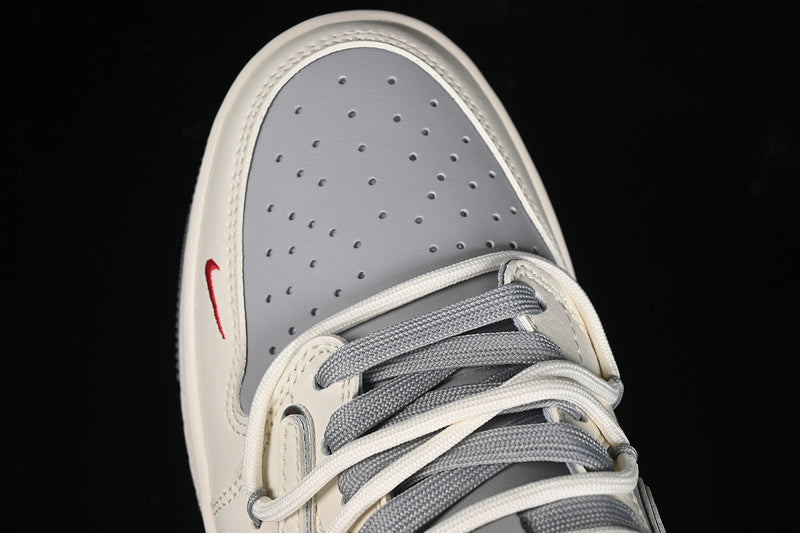 Travis Scott Fragment Design Nike Air Jordan 1 Low Supreme OG SP White Grey Sneakers