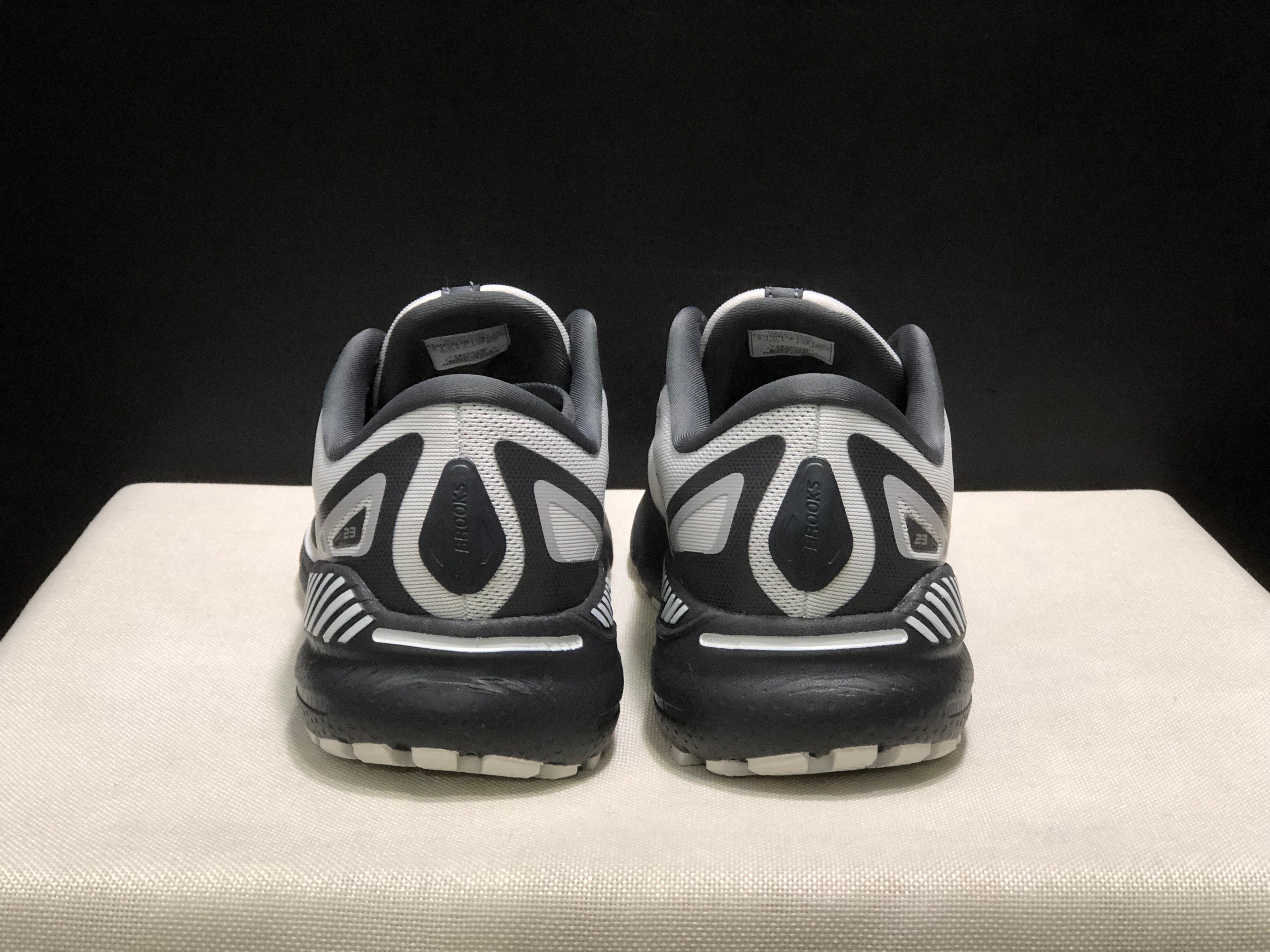 Brooks Adrenaline GTS 23 Shock-absorbing Wear-resistant Low-top Running Shoes Mushroom Grey