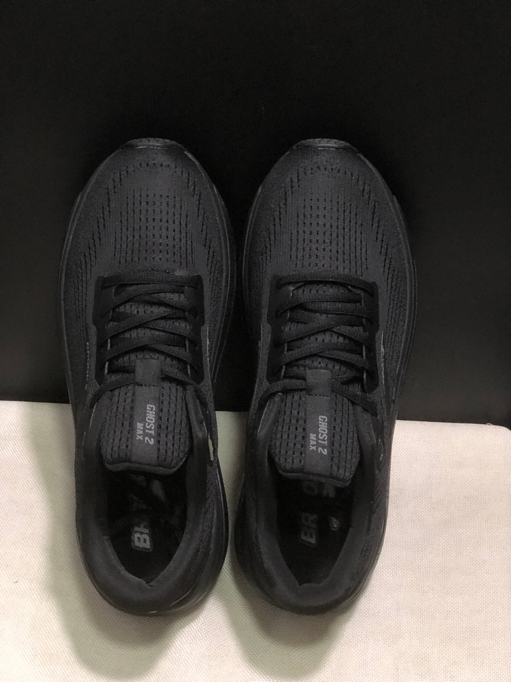 Brooks Ghost Max 2 Breathable Low-top Running Shoes Black