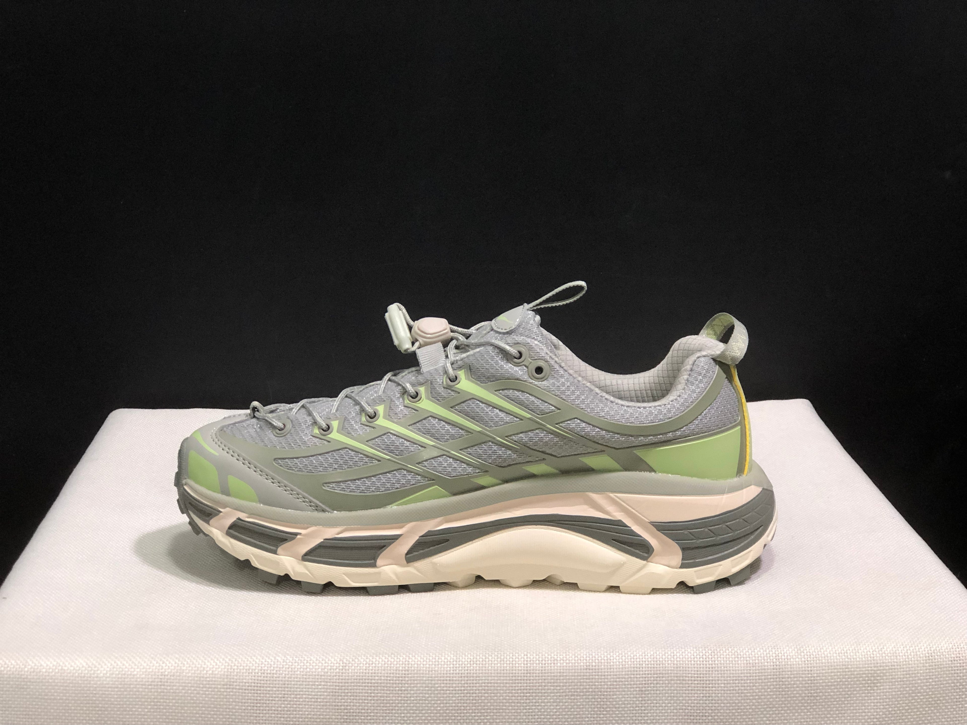 Hoka One One Mafate Three 2 Anti-slip Running Shoes Sneakers Gray