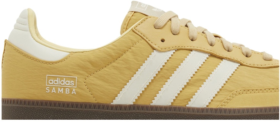Adidas Samba1 OG Reflective Nylon Pack Oat Yellow IG6170 Lifestyle Shoes