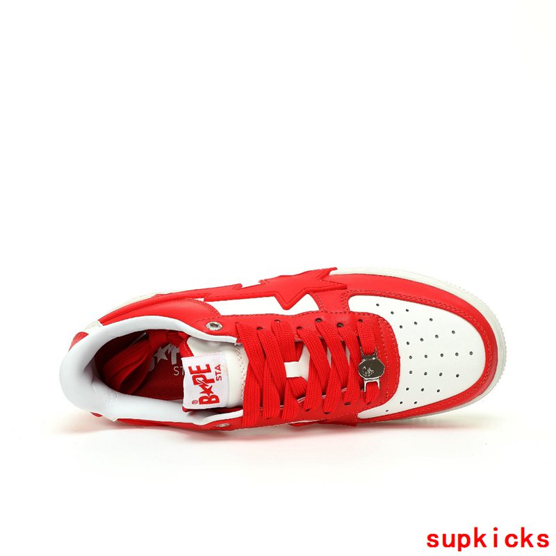 A Bathing Ape Bape Sta Sk8 Low Red