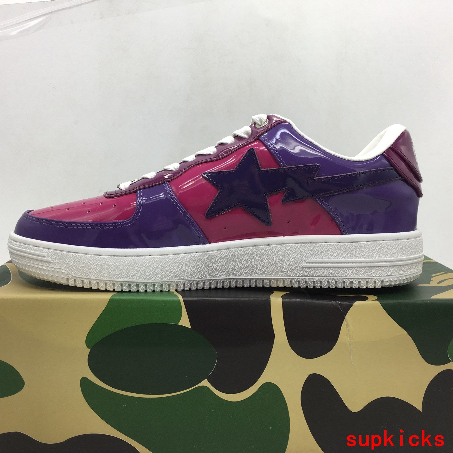 A Bathing Ape1 Bape Sta Low Color Camo Combo Purple