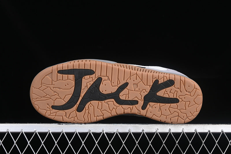 Travis Scott Nike Air Jordan Cut The Check Black Grey Brown Sneakers