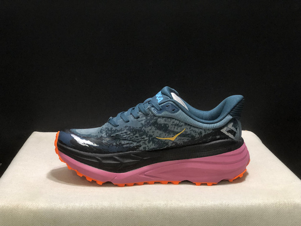 Hoka One One Stinson 7 Comfortable Anti-slip Running Shoes Camouflage/Black/Red