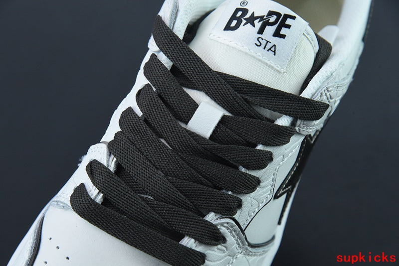 A Bathing Ape Bape Sta Sk8 Low White Black